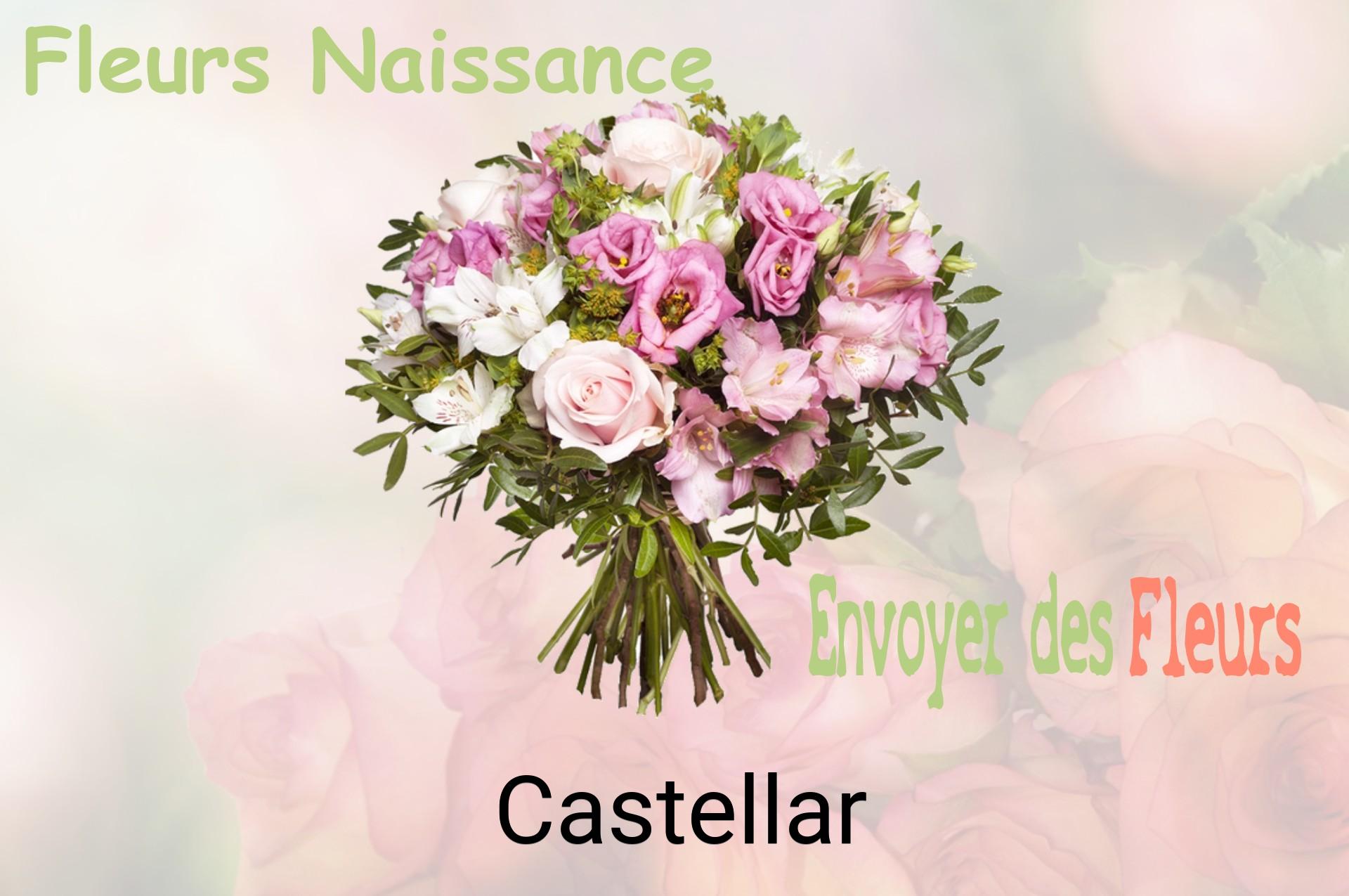 Bouquet de fleurs de naissance livré à Castellar